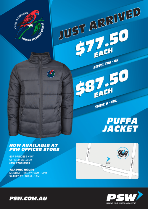 Emerald SC - Puffa Jacket Flyer 1.3.23-1